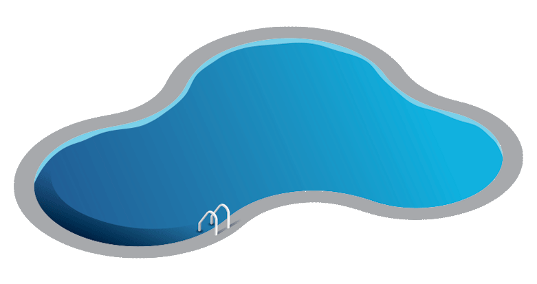 Lagoon pool shape illustration