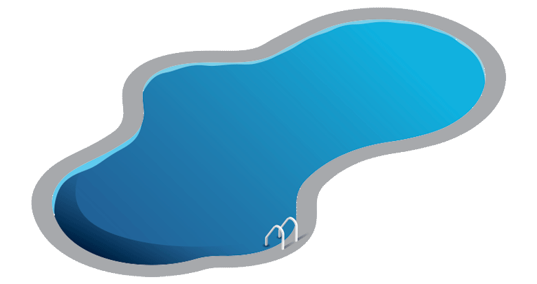 Maui pool shape illustration