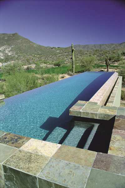 Outdoor Desert Lap Pool