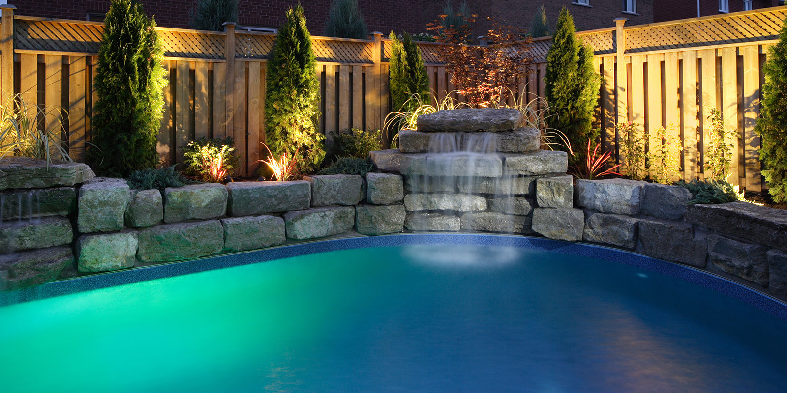 Pool Fountains, Waterfalls & Lighting | Backyard Living