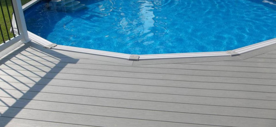 Composite Decking Around the Pool