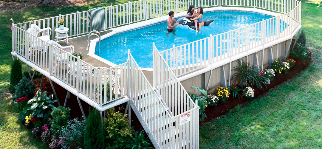 Above Ground Pool Deck Landscaping, Above Ground Swimming Pool Deck Ideas