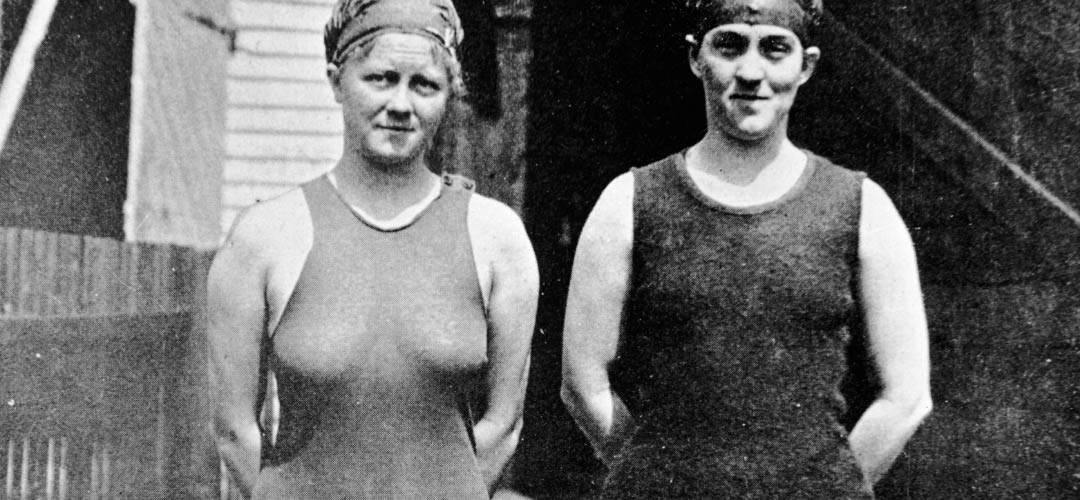 Australians First Female Competitive Winning Swimmers Mina Wylie & Fanny Durack  | 1912 Olympics in Stockholm