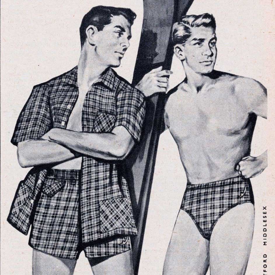 Cabana Sets Matching Swim Shorts | Popular Men's Swim Shorts in 1950s