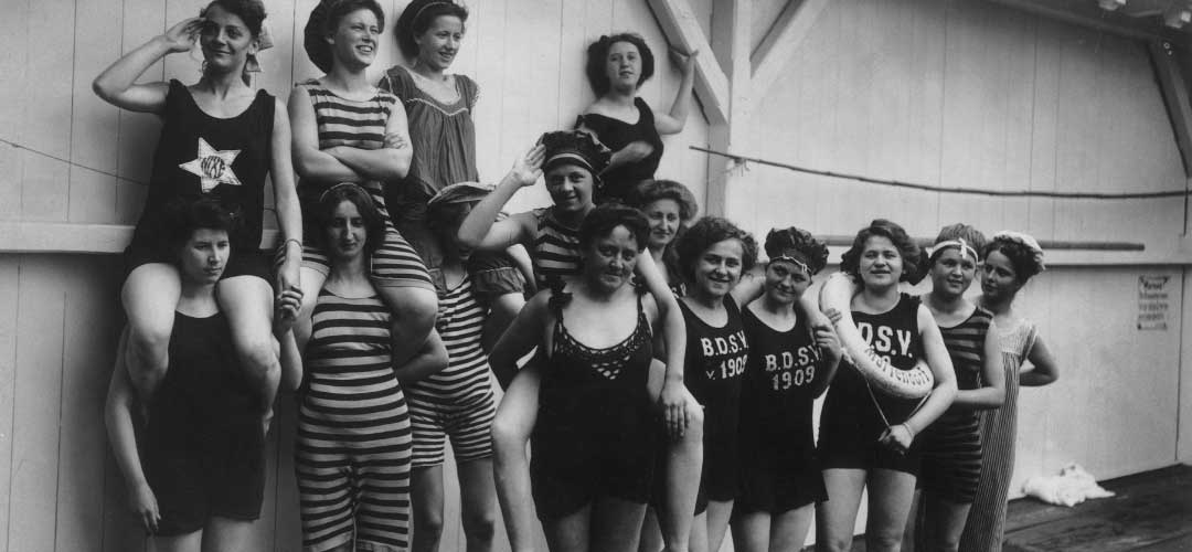 Tank Style Swimming Suits for Women in the Early 1900s