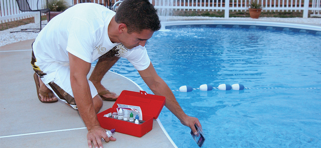 Pouring Pool Shock into Water | Pool Chemicals