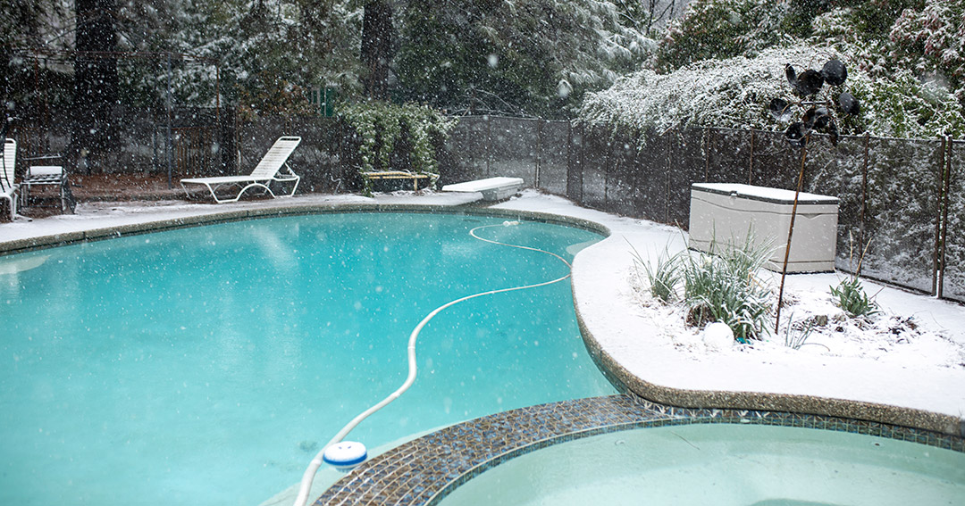 In Ground Swimming Pool | Winter Pool Season | Backyard Pool