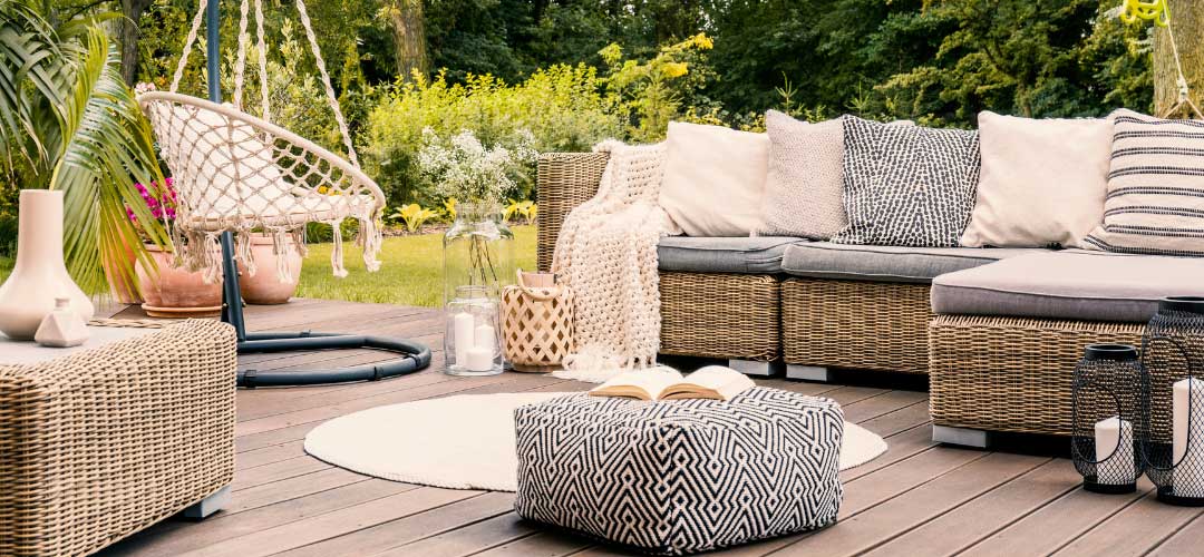 Summery Patio with Hammock Chair | Outdoor Living