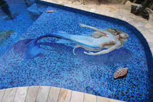 Mermaid - Full Mermaid Mosaic in Sun Ledge