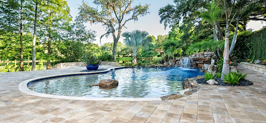 Backyard Swimming Pool Clear Water, Pool Chemicals