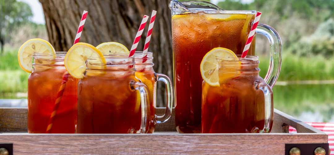 Southern Style Iced Tea, Poolside Summer Drink Recipe