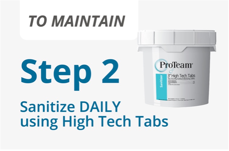 ProTeam High Tech Tabs, Pool Water Cleaning